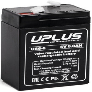 Аккумулятор  Leoch UPLUS US-GENERAL PURPOSE US6-6  6Aч
