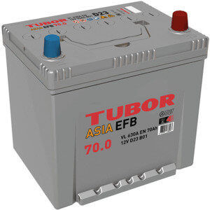 Купить Аккумулятор Tubor ASIA EFB 70 D23L в Иркутске оптом