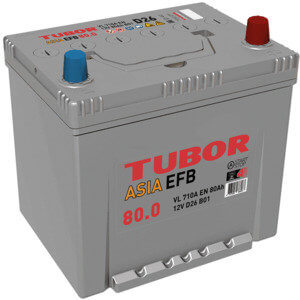 Купить Аккумулятор Tubor ASIA EFB 80 D26L в Иркутске оптом