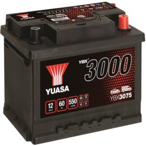 Купить Аккумулятор Yuasa YBX 3075 SMF 60L(низкая) в Иркутске по оптовой цене